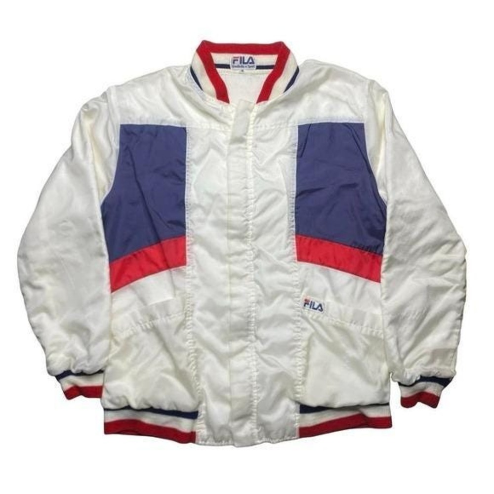 Vintage FILA track red white blue jacket